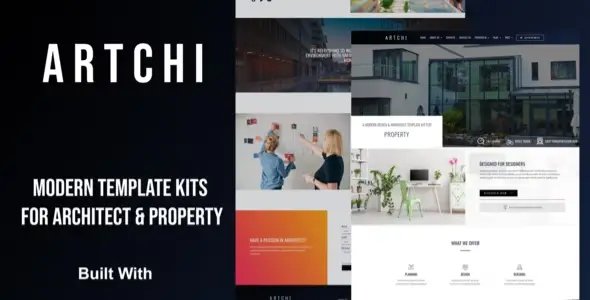 Artchi – Modern Architecture Elementor Template Kit