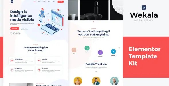 Wekala – Agency Elementor Template Kit