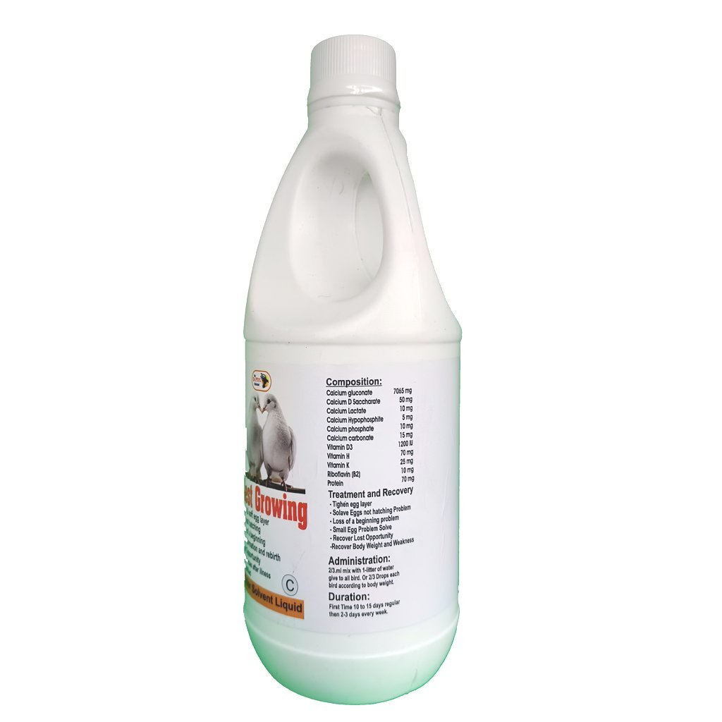 Pigeon Breeding and After illness Recovery Supplement - Zest Growing 6 Zest Growing Back