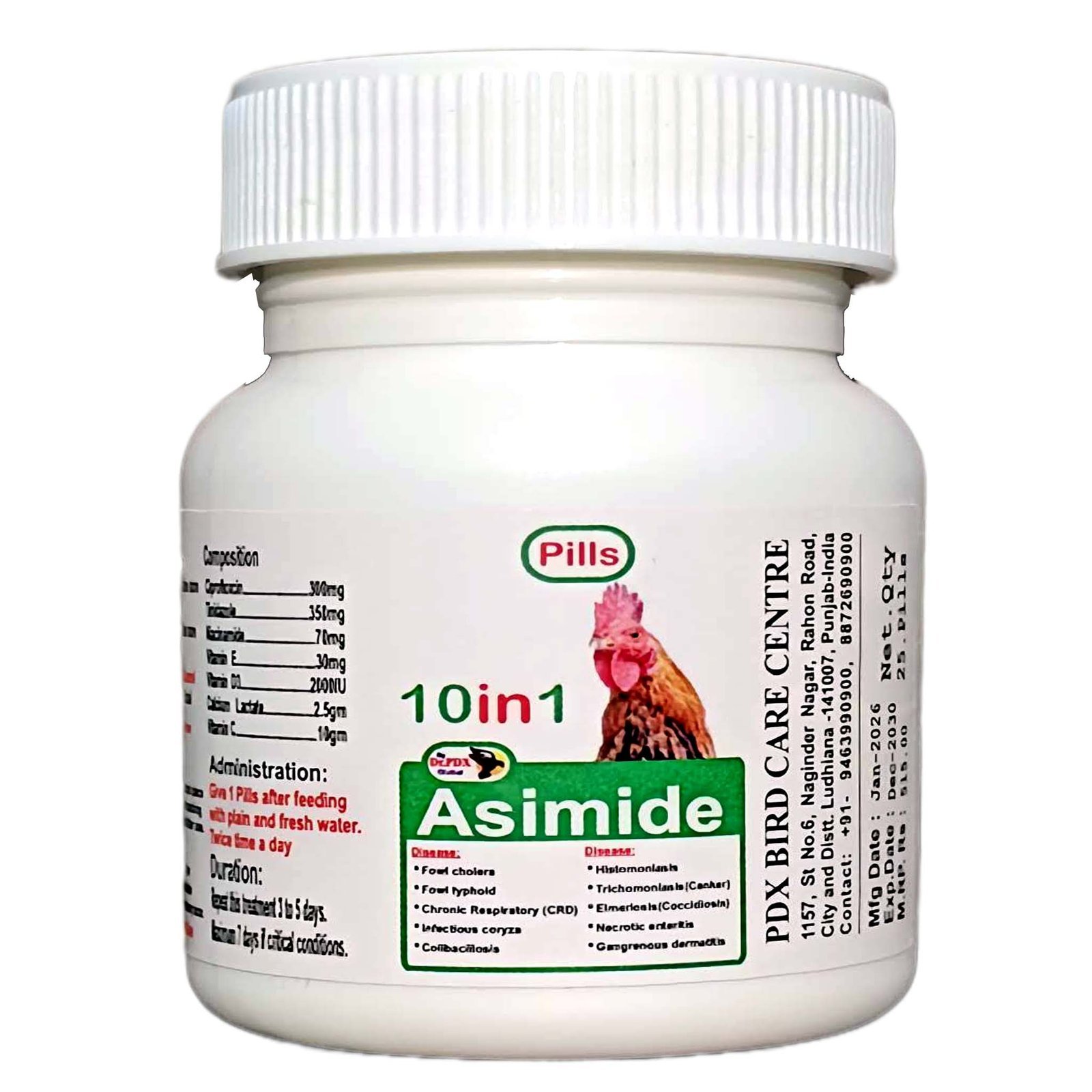 Rooster Asimide Pills 1