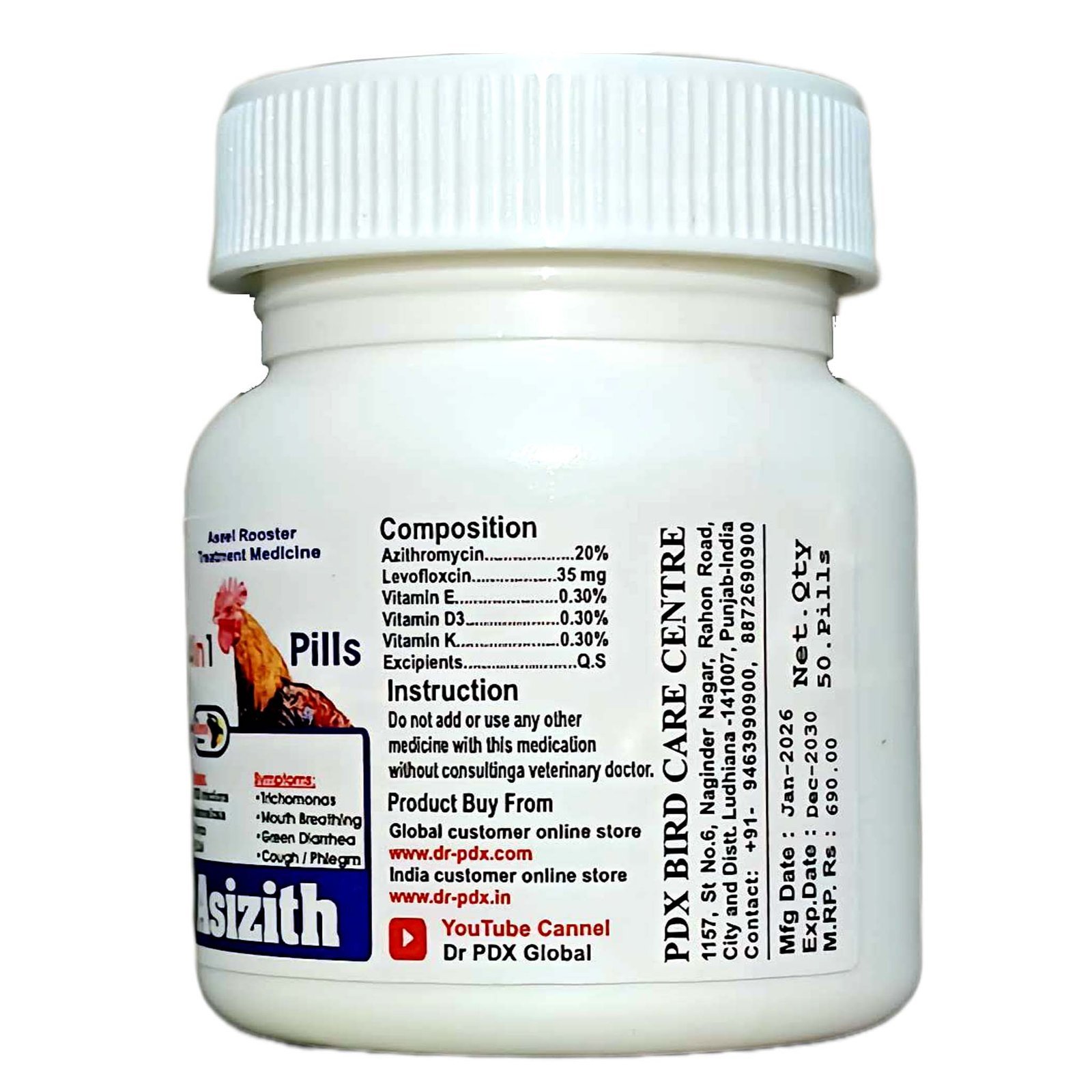 Rooster Asizith Pills 2