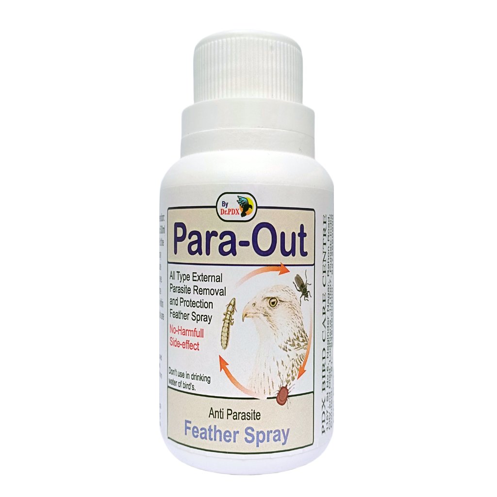 Falcon Parasite Medicine, Paraout Feather Spray 2 Para Out A