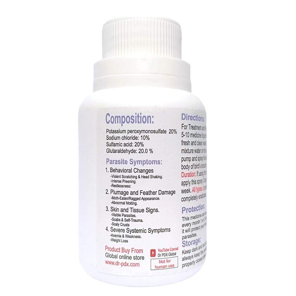 Falcon Parasite Medicine, Paraout Feather Spray 8 Para Out C