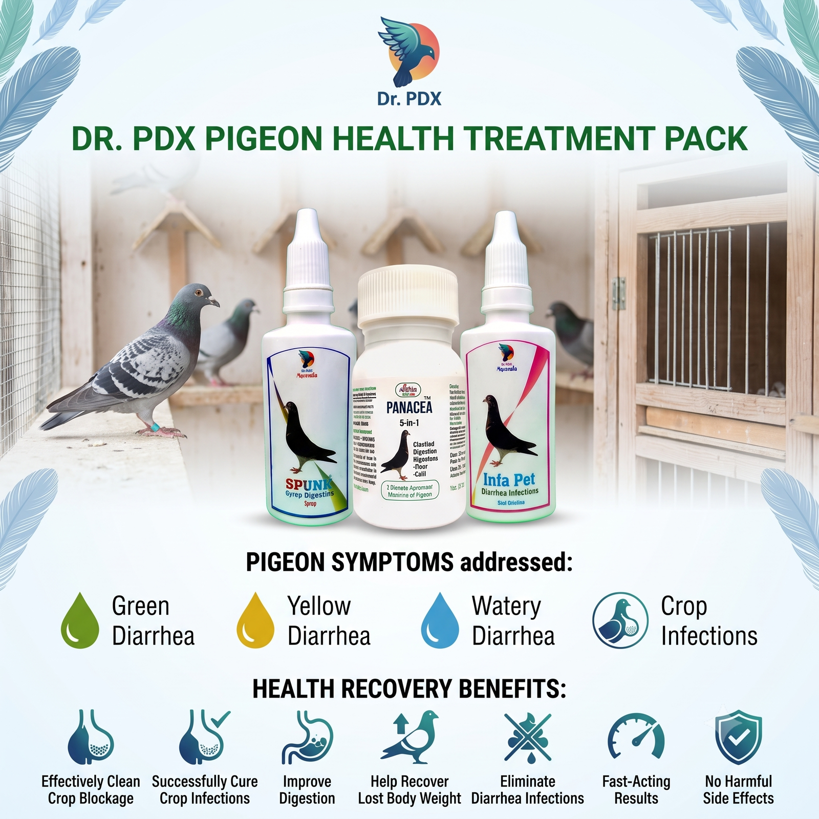 Pigeon 3 Medicine Pack Eng