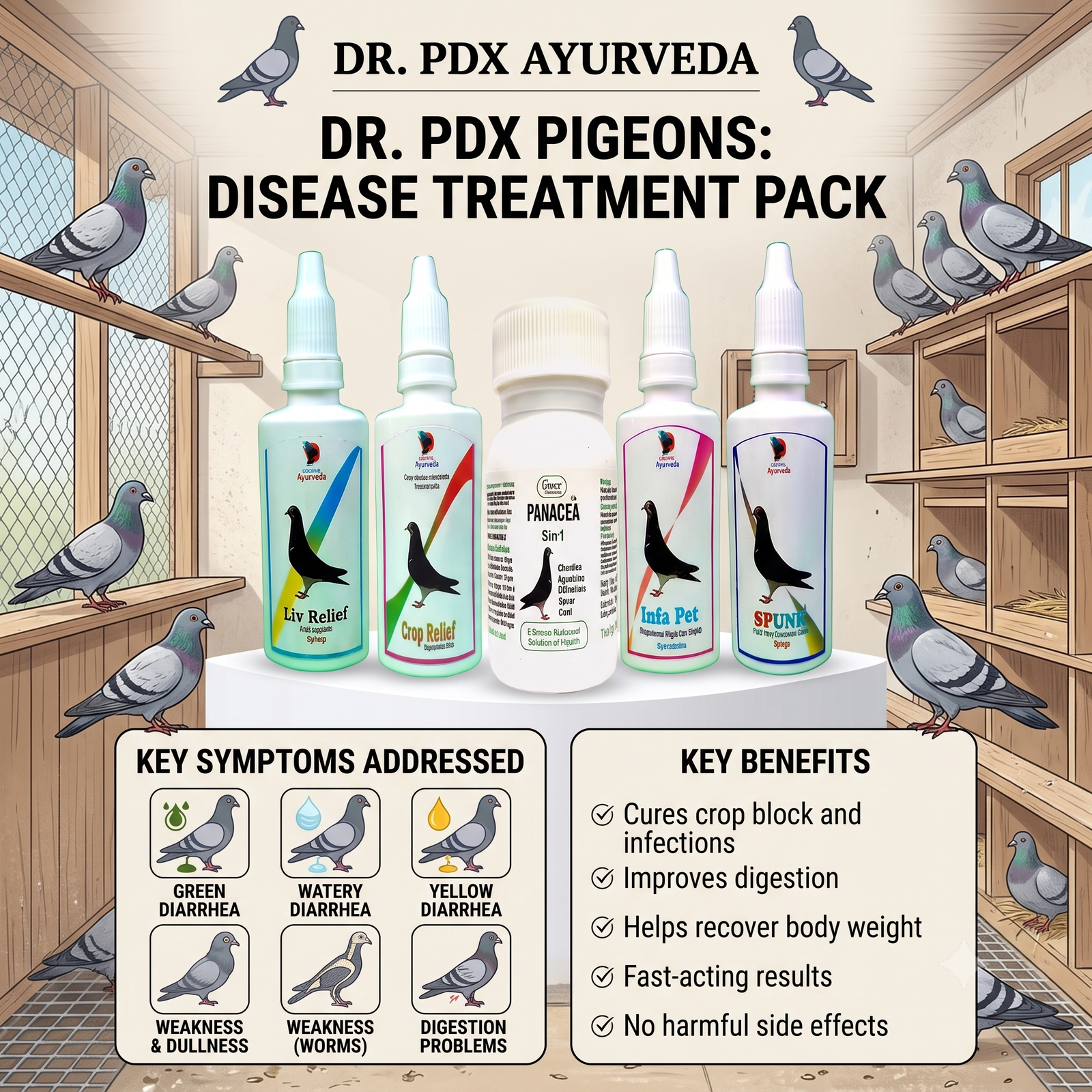 Pigeon 5 Medicien Pack Eng