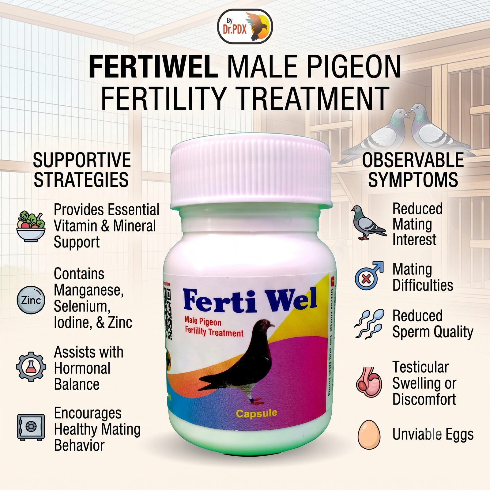 Pigeon Breeding Fertiwel Pack Eng