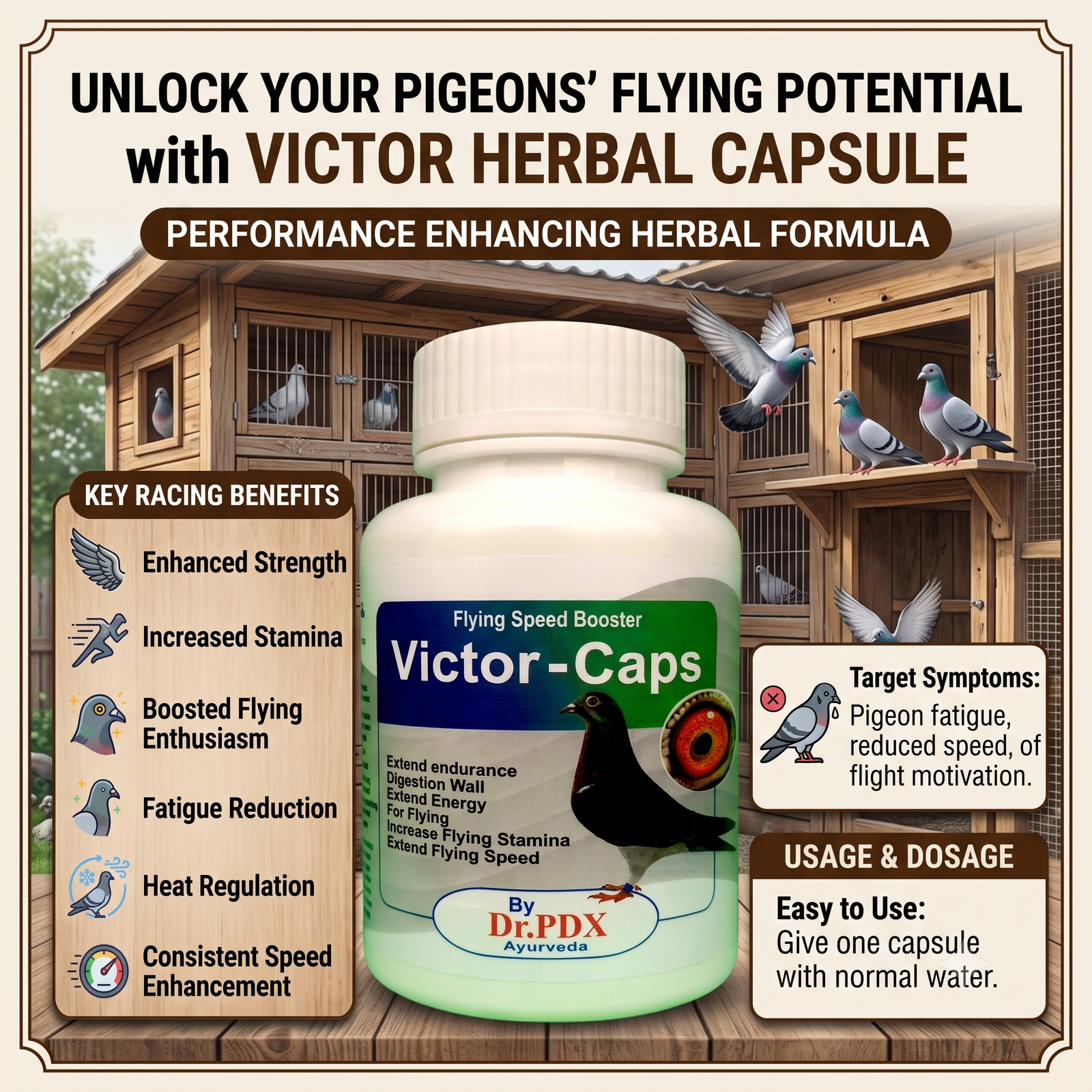 Pigeon Flying Victor Capsule AI 1024X1024 Eng