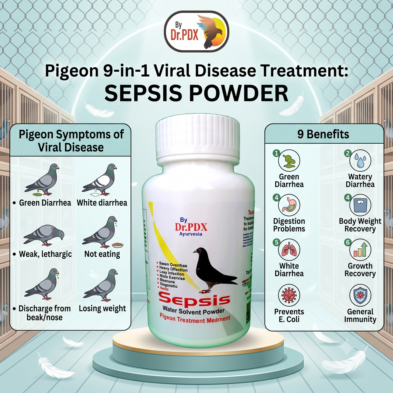 Pigeon Medicine Sepsis Powder Size 1024 Eng