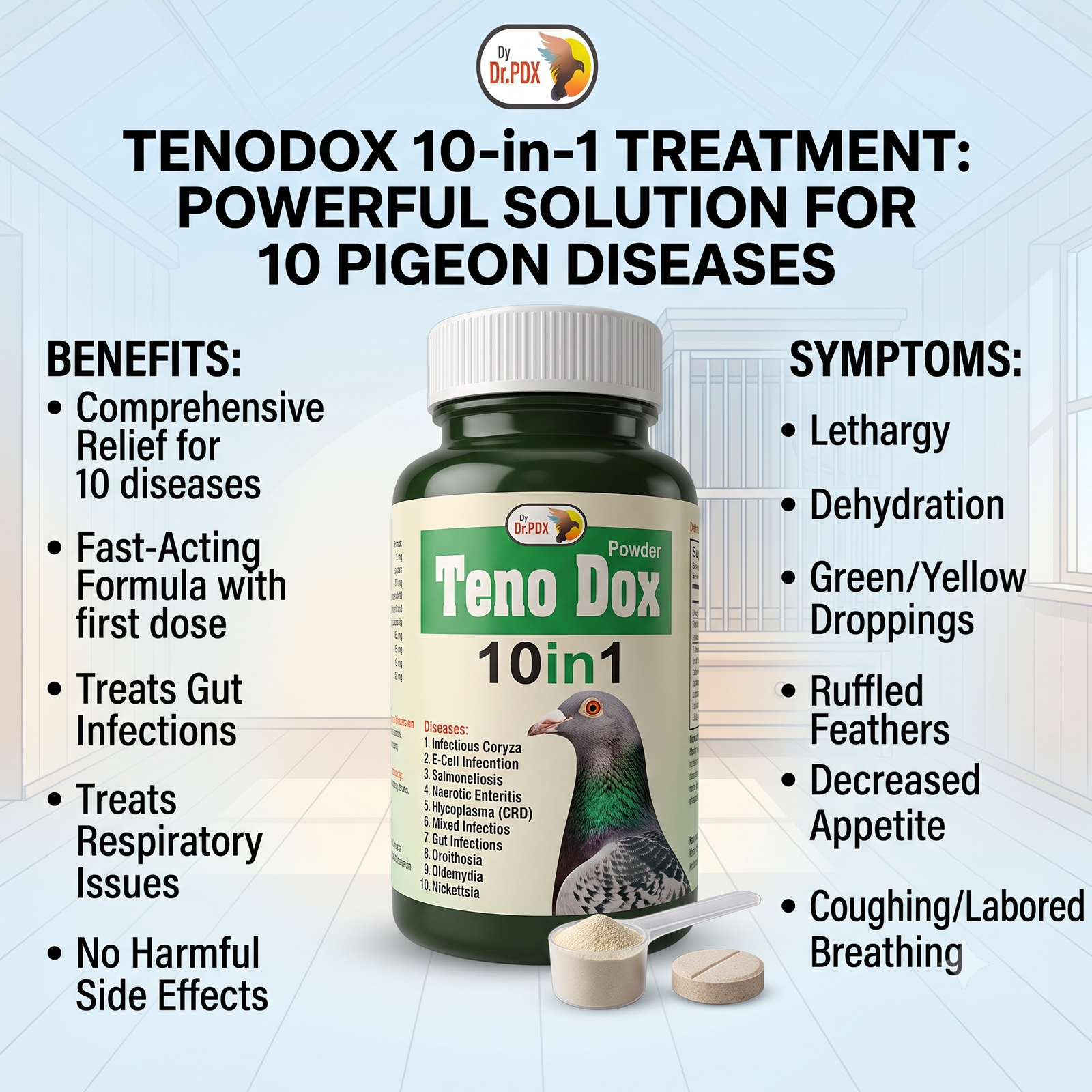 Pigeon Medicine Tenodox DS Size 1024 Eng